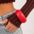 occidental style  retro Round surface  exaggerating Acrylic geometrybracelet all-Purpose