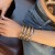 occidental style  wind surface bangle  personality all-Purpose Metalbracelet set