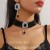 occidental style luxurious  multilayer crystal gla