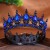  style crown head bride day retro watch-face