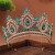  bride Rhinestone crown head atmospheric half circle woman Modeling