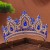  bride Rhinestone crown head atmospheric half circle woman Modeling