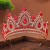  bride Rhinestone crown head atmospheric half circle woman Modeling