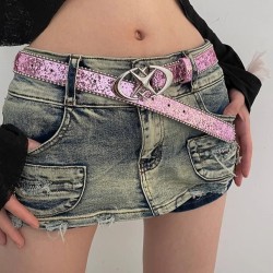 ( Silver)yk wind belt woman Cowboy ornament belt all-Purposeins wind