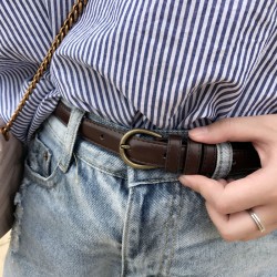 ( black)Korea fashion belt woman brief all-Purpose ornament Cowboy belt Dress ..