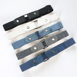 ( black)invisible belt man woman Seamless Tightness elasticity belt Korean sty..