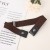( black)Seamless belt invisible belt woman Cowboy all-Purpose Tightness elasticity weave