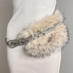 (Rice white ) diamond splice belt  belt Y all-Purpose buckle eyes belt