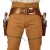 (VKDBK( black) medium retro leather Girdle belt Doublecoslay
