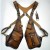 ( black) medium punk retro belt bagOPY leather coin bag