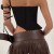 ( black) samll tassel width belt punk belt belt occidental style Girdle