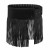 ( black) samll tassel width belt punk belt belt occidental style Girdle