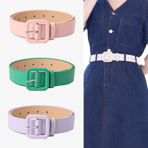 ( black)brief candy colors lady belt  occidental styleins wind all-Purpose big Waist retraction belt ornament Cowboy belt