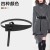 (A  black)Girdle lady ornament sweater Suit width belt big Dress Waist retraction all-Purpose belt woman width