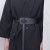 (A  black)Girdle lady ornament sweater Suit width belt big Dress Waist retraction all-Purpose belt woman width