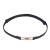 (A   black) belt woman buckle ornament Suit brief belt sweater Waist retraction Korean style ornament belt