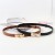(   black)lady belt woman all-Purpose Coat Waist retraction Korean style high buckle women belt