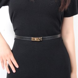 (   black)lady belt woman all-Purpose Coat Waist retraction Korean style high ..