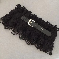 ( black)new spring summer fashion trend lace Girdle elasticity width Dress col..
