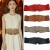( red)women bag buckle Tightness belt Girdle all-Purpose Dress big Tightness Girdle lady ornament elasticity