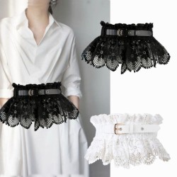( black   //)big lace lady width Girdle fashion elasticity close Tightness Gir..