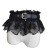 ( black   //)big lace lady width Girdle fashion elasticity close Tightness Girdle shape belt ornament Dress