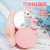 ( white)Round surfacelogo plastic samll