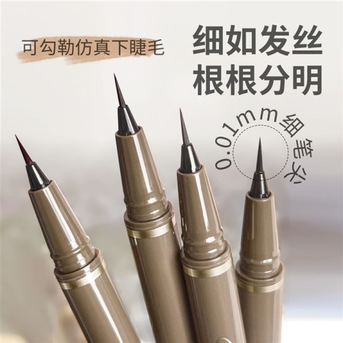 ( 1  black)axfine slim color eyeliner Waterproof eyeliner