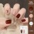 (V 1)axfine three bottled nail polish No baking Quick Drying lasting whiter