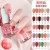 transparent frosting color nail polish No baking lasting