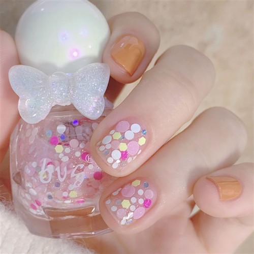 (Z 1)bvg samll diamond nail polish set No baking lasting new summer