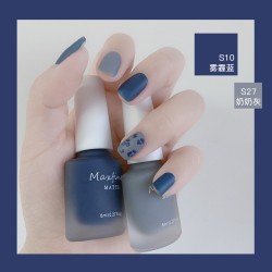 (S 1)new nail painting frosting matte surface Non peelable No baking nail poli..