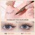 ( brown 1)super eyeliner Waterproof lasting color black student new