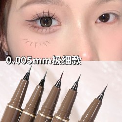 ( 1   black) eyeliner woman lasting Waterproof new color white lasting
