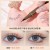 ( 1   black) eyeliner woman lasting Waterproof new color white lasting