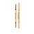 ( 1  black)Waterproof authentic Double head triangle head samll gold eyebrow pencil