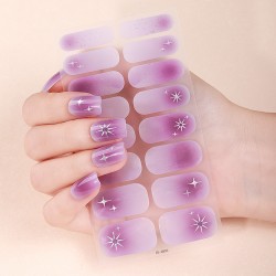 (+) Japan and Korea nail painting Waterproof French nail polish gilded occidental style Nail Sticker