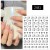 ( whiteKTWG2481  1) nail painting cat lovelyins wind cartoon star cat glue Nail Sticker flower