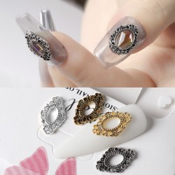 (HJ   31 1 [ Gold)nail painting Alloy retro  retro wind nail painting Alloy di..