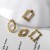 (HJ   31 1 [ Gold)nail painting Alloy retro  retro wind nail painting Alloy diamond Nail Sticker