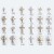 (ZS 1218) new nail painting Alloy cross  brief collocation Alloy cross ornament