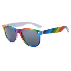 ( black)FD Rice nail sunglassogo gift rainbow Sunglasses woman man
