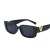 ( while frame gray  Lens )samll Korean style sunglass woman Sunglasses fashion