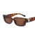 ( while frame gray  Lens )samll Korean style sunglass woman Sunglasses fashion