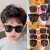( Pink gray  Lens )DoubleD children sunglass samll Sunglasses anti-ultraviolet fashion high sunglass