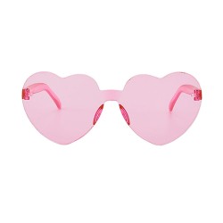( Pink) sunglass  love  Jelly sunglass
