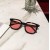 ( Black frame  tea  Lens )fashion personality Sunglasses lady anti-ultraviolet sunglass
