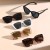 ( Black frame  gray  Lens ) occidental style cat Sunglasses sunglassns fashion hollow