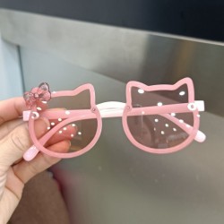 ( pink )children sunglass woman anti-ultraviolet lovely super samll girl Sunglasses