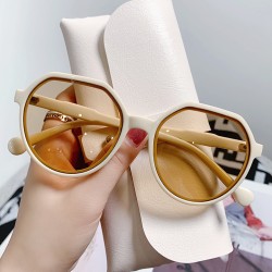 ( frame  tea  Lens )Jelly fashion sunglass woman Sunglassesns trend sunglass